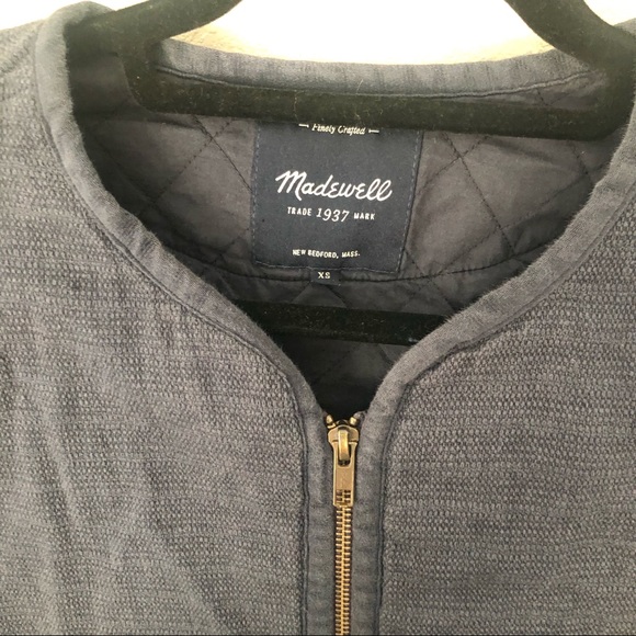Madewell Navy Quilted Jacket - Picture 5 of 8